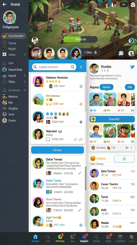 s9s9 - Screenshot menunjukkan pemandangan indah dalam permainan.
